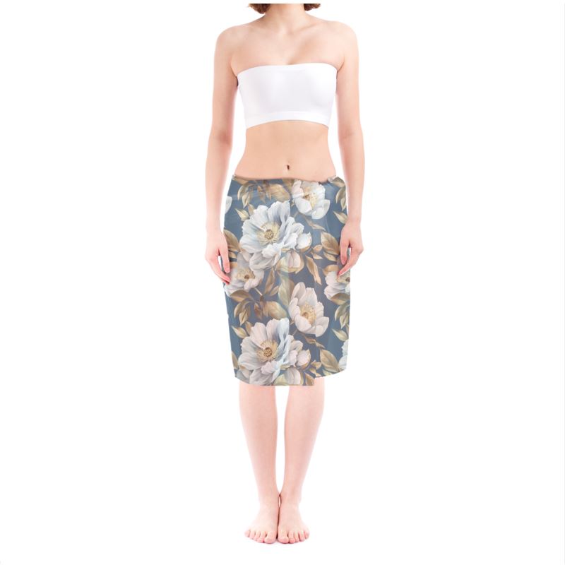 Midnight Orchid Sarong